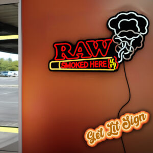 RAW - LED SIGN - GET LIT