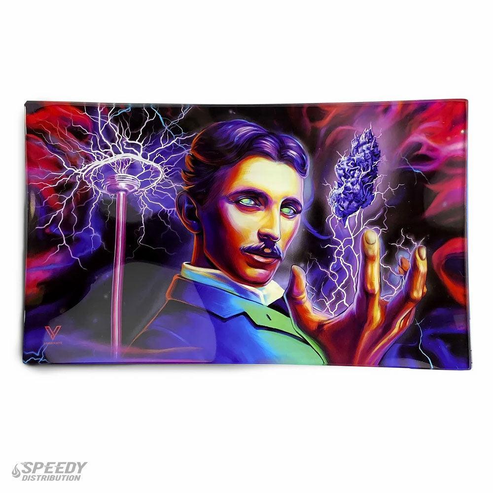 V SYNDICATE HIGH VOLTAGE - GLASS ROLLING TRAY | Speedy Distribution