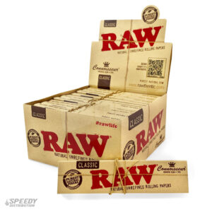RAW CLASSIC CONNOISSEUR - KING SIZE WITH TIPS
