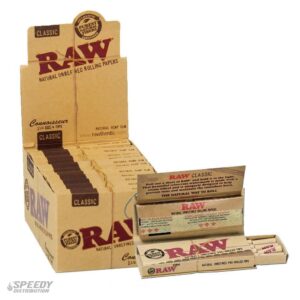 RAW CLASSIC CONNOISSEUR PAPERS - 1-1/4 WITH TIPS