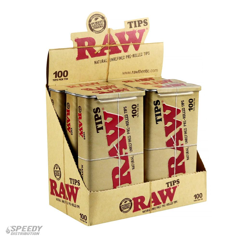 RAW TIPS IN TIN - 6CT BOX | Speedy Distribution