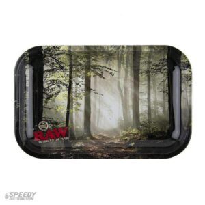 RAW METAL ROLLING TRAY - FOREST