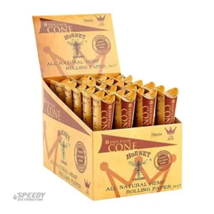 HORNETS CONES 1 1/4 NATURAL 24CT