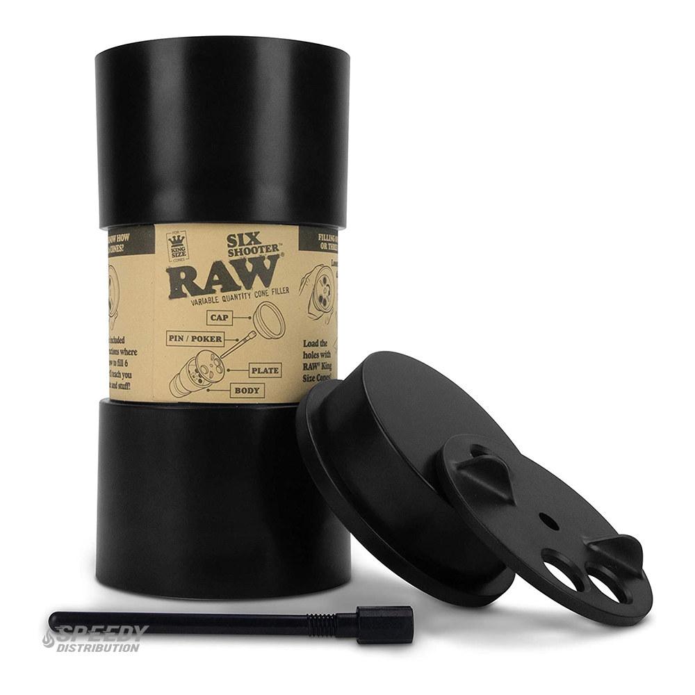 RAW SIX SHOOTER KING SIZE CONE FILLER | Speedy distribution