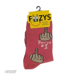 FOOZYS SOCKS YOU'RE #1 FC-224 PINK
