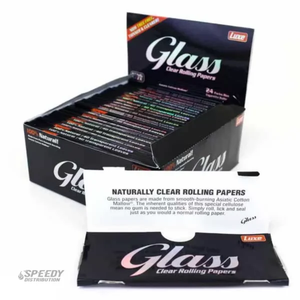 GLASS CLEAR ROLLING PAPERS KING SIZE