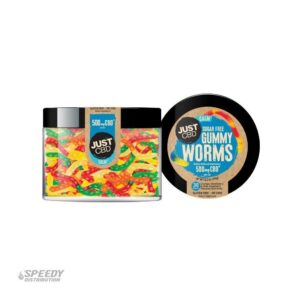 Just CBD Gummies 500mg Sugar Free Worms