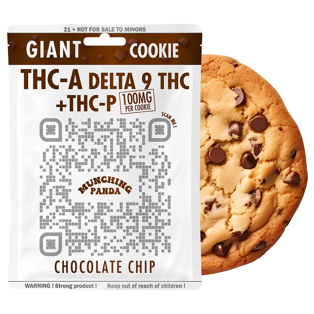 MUNCHING PANDA - D9/THCP/THCA - COOKIE - 8CT DISPLAY | Speedy Distribution