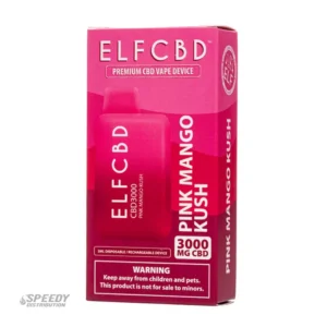 ELF CBD 3G DISPOSABLE - 5CT PINK MANGO KUSH