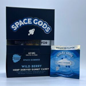 SPACE GODS - DELTA 9 + CBD SPACE GUMMIES - 30PK / 60MG